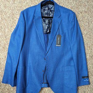 Nautica Modern-Fit Active Stretch Woven Solid Sport Coat - Bright Blue